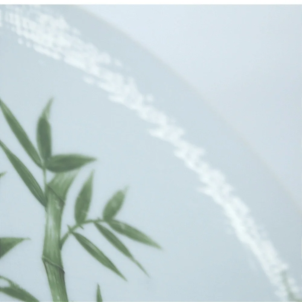 Omega China Japan Calcutta Dinner Plate Green‎ Bamboo Mid Century Modern Vintage
